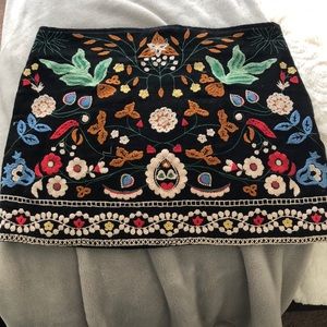Embroidered Skirt